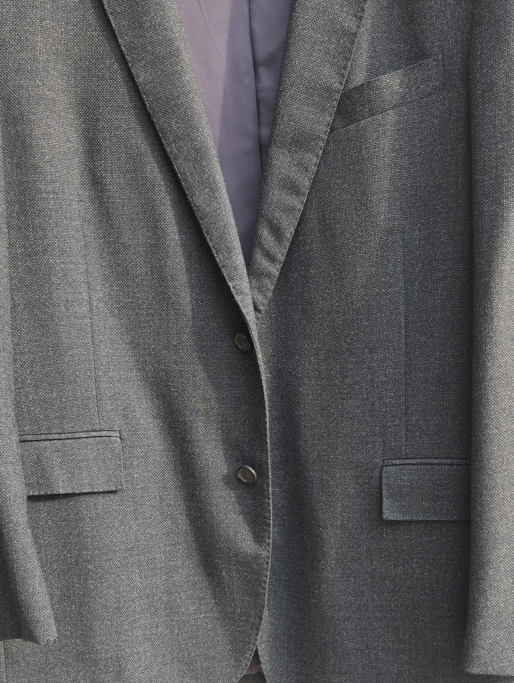 Brooks Brothers | Men's Gray Textured Regent Blazer - Tailored Sport Coat (42R)